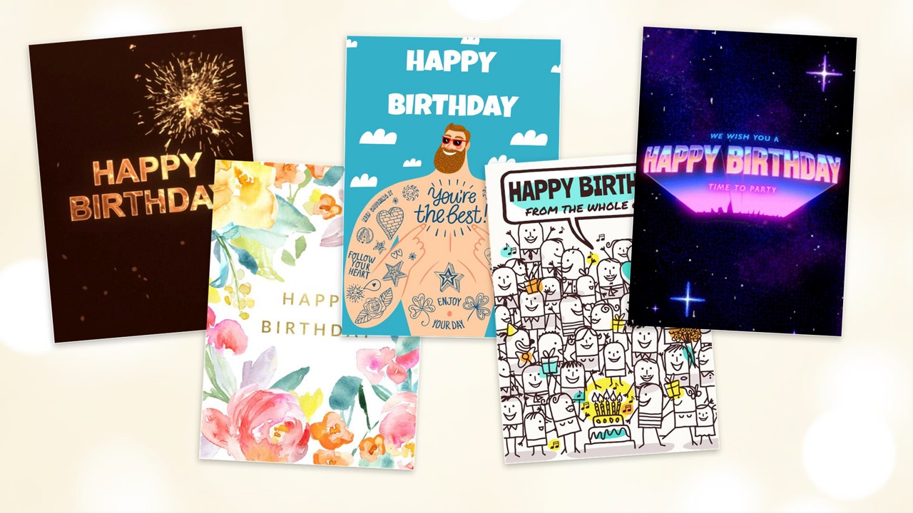 Send birthday cards by text | Ellacard