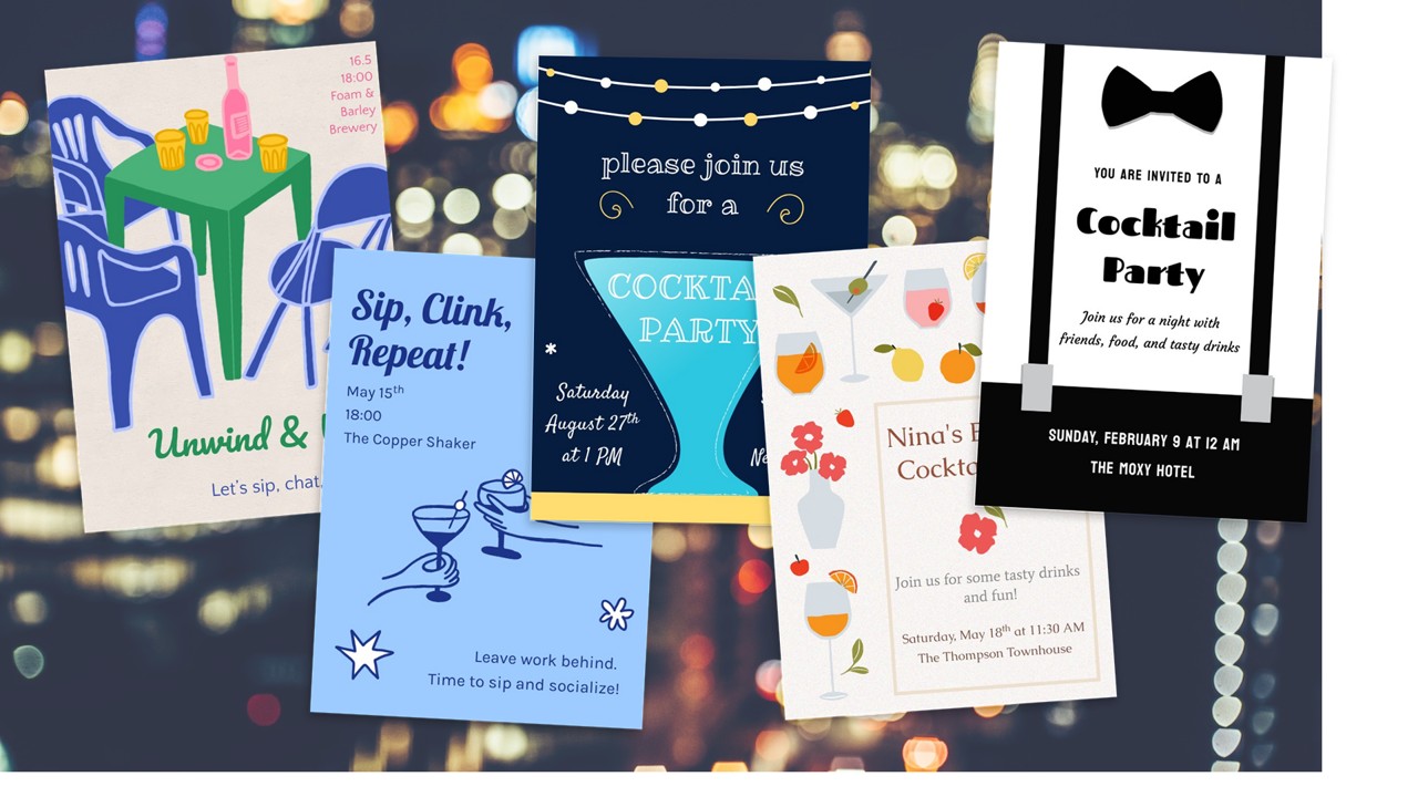 Cocktail Party Invitations Ellacard cocktail-party-invitations-ellacard
