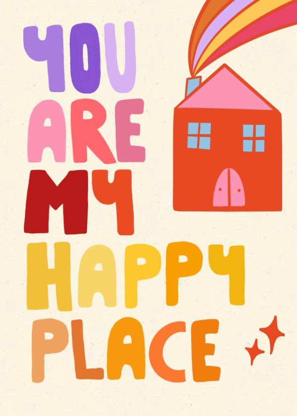 Primitives By Kathy Holzschild „My Happy Place“ – Rustikales Deko-Schild 5x4 Zoll, Braun