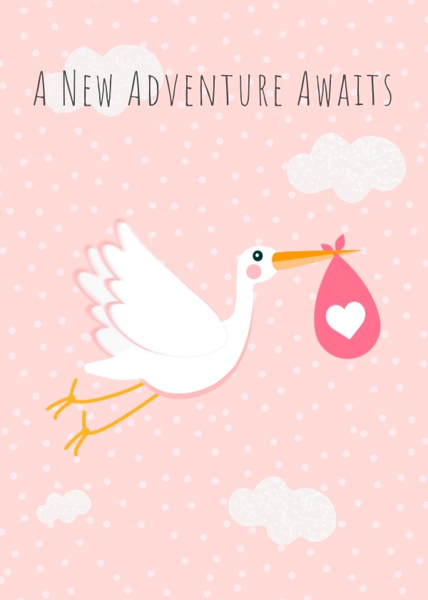 Stork with a new adventure