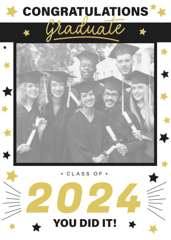 Graduation Photo Template
